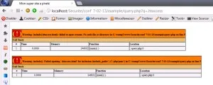 erreur php
